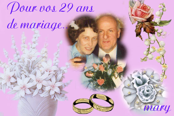 29 ans mariage